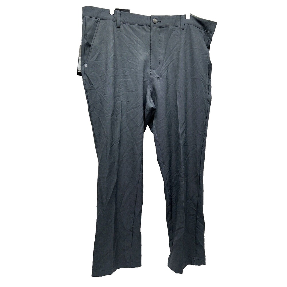 Adidas Mens Grey/Black Pin Stripe Golf Pants Tag (40x30) Measure (40x29)(G2)